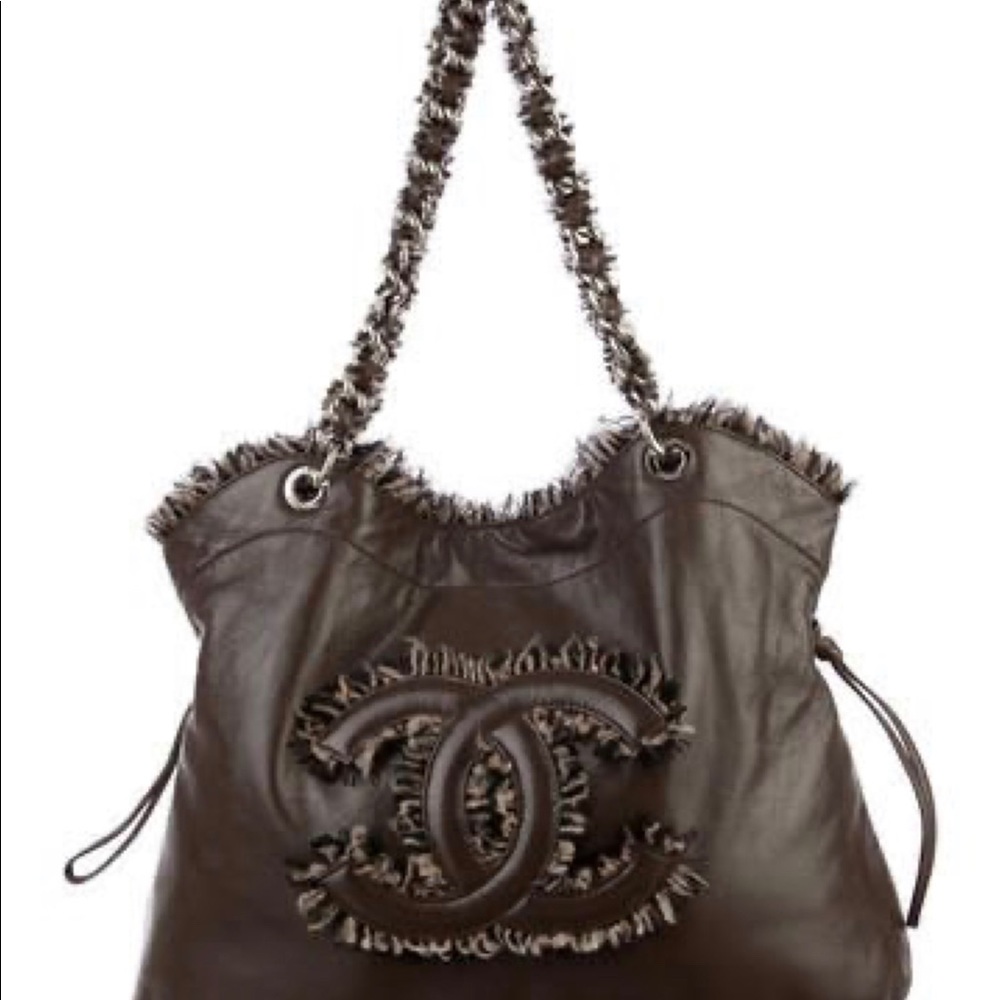 Chanel Authentic Bon Bon Tote tweed